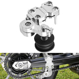 Maxbell Motorcycle Chain Adjuster Universal Premium High Performance Tensioner Guide Silver