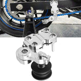 Maxbell Motorcycle Chain Adjuster Universal Premium High Performance Tensioner Guide Silver