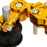 Maxbell Motorcycle Chain Adjuster Universal Premium High Performance Tensioner Guide Yellow
