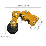Maxbell Motorcycle Chain Adjuster Universal Premium High Performance Tensioner Guide Yellow