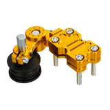 Maxbell Motorcycle Chain Adjuster Universal Premium High Performance Tensioner Guide Yellow