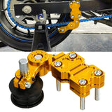 Maxbell Motorcycle Chain Adjuster Universal Premium High Performance Tensioner Guide Yellow