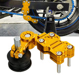 Maxbell Motorcycle Chain Adjuster Universal Premium High Performance Tensioner Guide Yellow