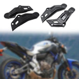 Maxbell 2 Pieces Frame Side Panels Spare Practical Sleek Guards for Yamaha FZ07 Black