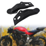 Maxbell 2 Pieces Frame Side Panels Spare Practical Sleek Guards for Yamaha FZ07 Black