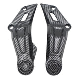 Maxbell 2 Pieces Frame Side Panels Spare Practical Sleek Guards for Yamaha FZ07 Carbon Fibre