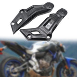 Maxbell 2 Pieces Frame Side Panels Spare Practical Sleek Guards for Yamaha FZ07 Carbon Fibre