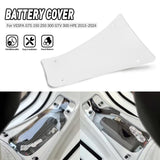 Maxbell Battery Cover Motorcycle Rubber Foot Pedal Holder for Vespa Gtv 300 Hpe White