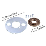 Maxbell Toothless Flywheel and Rear Chain Sprocket for Mini Pocket Scooter Part with 44T Sprocket