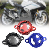 Maxbell Motorcycle Oil Filter Cover for Honda TRX450R 450er Cbf450R Cbf450x Red