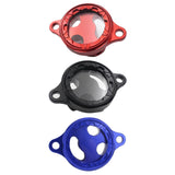 Maxbell Motorcycle Oil Filter Cover for Honda TRX450R 450er Cbf450R Cbf450x Red