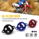 Maxbell Motorcycle Oil Filter Cover for Honda TRX450R 450er Cbf450R Cbf450x Red