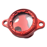 Maxbell Motorcycle Oil Filter Cover for Honda TRX450R 450er Cbf450R Cbf450x Red