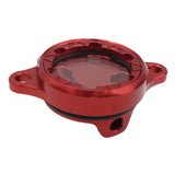 Maxbell Motorcycle Oil Filter Cover for Honda TRX450R 450er Cbf450R Cbf450x Red