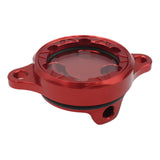 Maxbell Motorcycle Oil Filter Cover for Honda TRX450R 450er Cbf450R Cbf450x Red