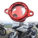 Maxbell Motorcycle Oil Filter Cover for Honda TRX450R 450er Cbf450R Cbf450x Red
