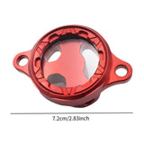Maxbell Motorcycle Oil Filter Cover for Honda TRX450R 450er Cbf450R Cbf450x Red