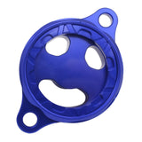Maxbell Motorcycle Oil Filter Cover for Honda TRX450R 450er Cbf450R Cbf450x Blue