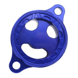 Maxbell Motorcycle Oil Filter Cover for Honda TRX450R 450er Cbf450R Cbf450x Blue