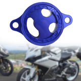 Maxbell Motorcycle Oil Filter Cover for Honda TRX450R 450er Cbf450R Cbf450x Blue
