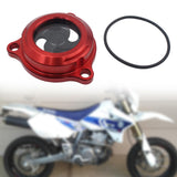 Maxbell Engine Oil Filter Cover Premium Replacement for Drz400S Drz400 Drz400SM Red