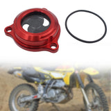Maxbell Engine Oil Filter Cover Premium Replacement for Drz400S Drz400 Drz400SM Red
