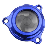 Maxbell Engine Oil Filter Cover Premium Replacement for Drz400S Drz400 Drz400SM Blue