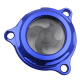 Maxbell Engine Oil Filter Cover Premium Replacement for Drz400S Drz400 Drz400SM Blue