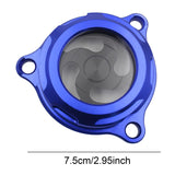 Maxbell Engine Oil Filter Cover Premium Replacement for Drz400S Drz400 Drz400SM Blue