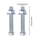 Maxbell Chain Adjuster Bolts Steel Replacement for Honda CR125R Crf250x Crf150R