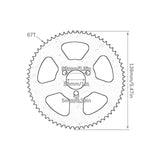 Maxbell Universal 25H 68T Front Chain Sprocket 25H 68T for ATV Go Kart Minimoto