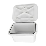 Maxbell Deck Storage Box White Lockable Tool Box Inspection Hatch Fishing Tackle Box