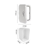 Maxbell Deck Storage Box White Lockable Tool Box Inspection Hatch Fishing Tackle Box