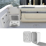 Maxbell Deck Storage Box White Lockable Tool Box Inspection Hatch Fishing Tackle Box