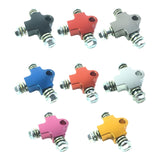 Maxbell Brake Oil Hose Pipe Three Way Connector Front Double Disc Conversion Set Black