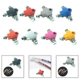 Maxbell Brake Oil Hose Pipe Three Way Connector Front Double Disc Conversion Set Black