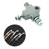 Maxbell Brake Oil Hose Pipe Three Way Connector Front Double Disc Conversion Set Titanium