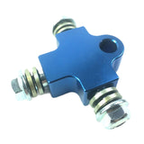 Maxbell Brake Oil Hose Pipe Three Way Connector Front Double Disc Conversion Set Blue
