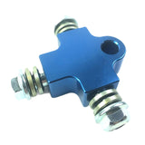 Maxbell Brake Oil Hose Pipe Three Way Connector Front Double Disc Conversion Set Blue
