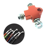 Maxbell Brake Oil Hose Pipe Three Way Connector Front Double Disc Conversion Set Orange
