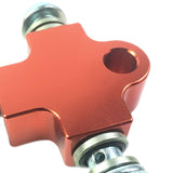 Maxbell Brake Oil Hose Pipe Three Way Connector Front Double Disc Conversion Set Orange