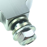 Maxbell Brake Oil Hose Pipe Three Way Connector Front Double Disc Conversion Set Silver