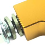 Maxbell Brake Oil Hose Pipe Three Way Connector Front Double Disc Conversion Set Gold