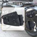 Maxbell Motorcycle Side Saddlebag Practical Compact with Detachable Water Cup Holder Left