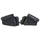 Maxbell Motorcycle Side Saddlebag Practical Compact with Detachable Water Cup Holder Left