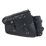 Maxbell Motorcycle Side Saddlebag Practical Compact with Detachable Water Cup Holder Left