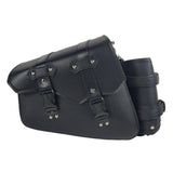 Maxbell Motorcycle Side Saddlebag Practical Compact with Detachable Water Cup Holder Left