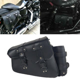 Maxbell Motorcycle Side Saddlebag Practical Compact with Detachable Water Cup Holder Left