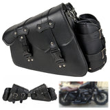 Maxbell Motorcycle Side Saddlebag Practical Compact with Detachable Water Cup Holder Left