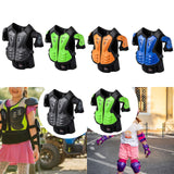 Maxbell Kids Motorcycle Armor Suit Body Guards Vest for Skiing Motocross Black